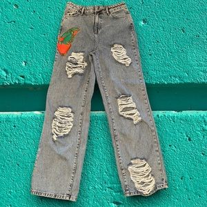 New With Tags 🏷 Butterfly Design Jeans